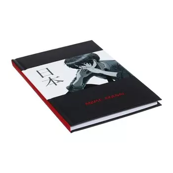 Записная книжка А5, 80 листов "Аниме", твёрдая обложка, матовая ламинация, выборочный УФ-лак, блок 65г/м2