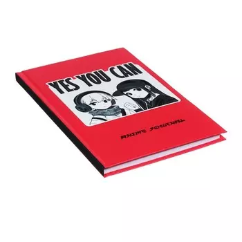 Записная книжка А5, 80 листов "Аниме", твёрдая обложка, матовая ламинация, выборочный УФ-лак, блок 65г/м2