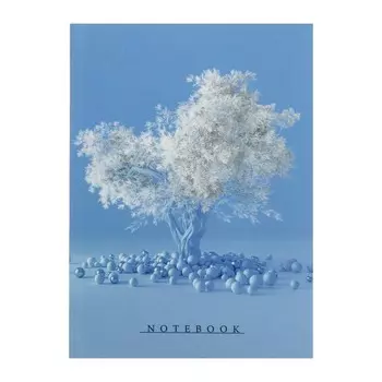 Записная книжка А6+, 64 листа в клетку "Чистота", интегральня обложка, ламинация Soft-Touch, блок офсет