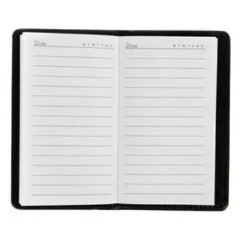 Записная книжка А6, 72 листа в линейку, обложка комбинированная, коричневая