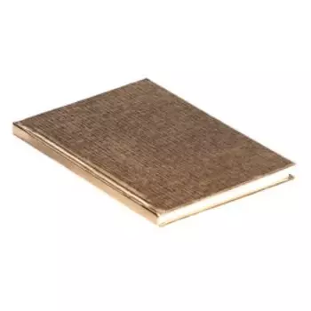 Записная книжка бумвин А6 64л кл/лин METALLIC, Золото 64ЗКт6В5