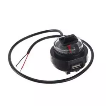 Зарядное устройство, компас для мото на руль, черный