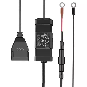 Зарядное устройство на руль мотоцикла Hoco Z45, USB, чёрное