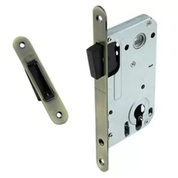 Защелка магнитная MARLOK CX8550ET, под цилиндр м/о 85мм, цвет бронза