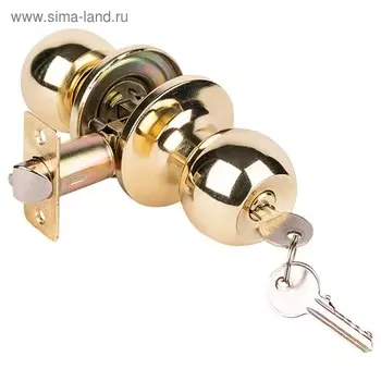 Защелка MARLOK ЗШ-01, ключ, цвет золото