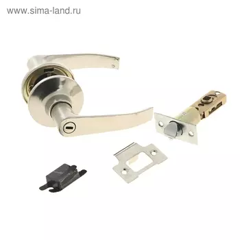 Защелка (мод.3182), межкомнатная, фиксатор, мат. хром