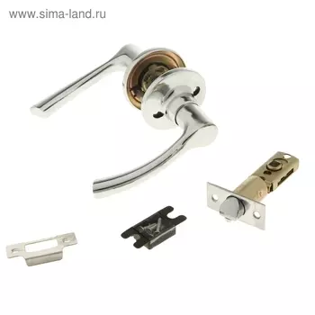 Защелка (мод.3186), межкомнатная, цвет хром