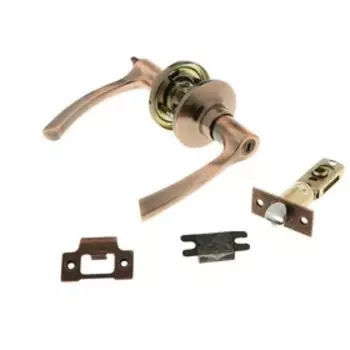 Защелка (мод.3186), межкомнатная, фиксатор, цвет медь