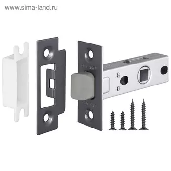 Защелка врезная Fuaro PLASTIC P12-45-25 GR, цвет графит