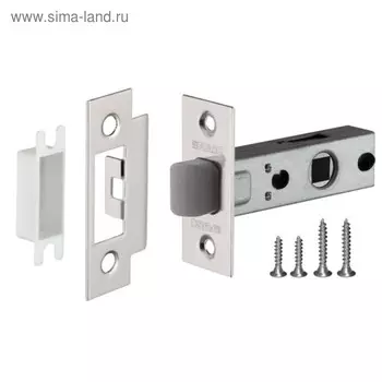 Защелка врезная Fuaro PLASTIC P12-45-25 SN, цвет матовый хром