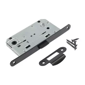 Защелка врезная LOCKLAND ZLK1BL, цвет черный, м/о 96 мм, пластиковый язычок