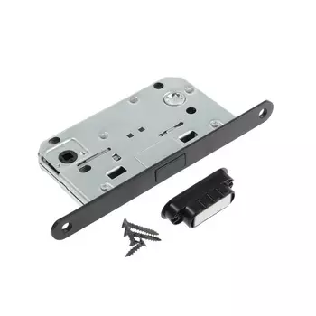 Защелка врезная магнитная LOCKLAND ZLK5BL, цвет черный, м/о 96 мм