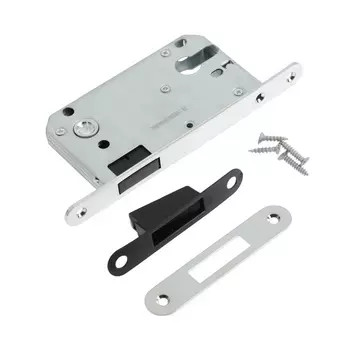 Защелка врезная магнитная LOCKLAND ZLK6CP, под цилиндр, цвет хром