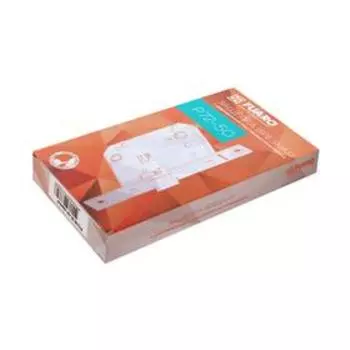 Защелка врезная PLASTIC P72-50 WH, белый