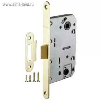 Защелка врезная PLASTIC P96WC-50 GP, цвет латунь