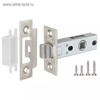 Защелка врезная Punto L45-8 SN, цвет матовый хром