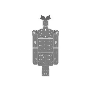 Защита днища, CAN-AM Commander MAX, 1000, 2015-, AL 4 мм