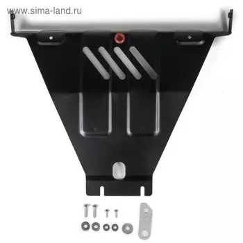 Защита картера АвтоБРОНЯ для ВАЗ 2107 (V - все) 1982-2012, сталь 1.8 мм, с крепежом, 111.06004.1