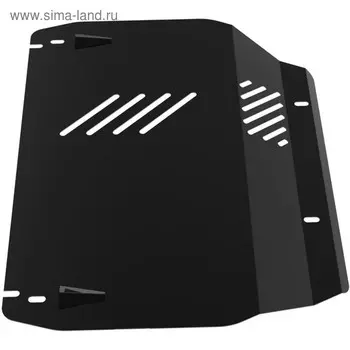 Защита картера и КПП Автоброня для Hyundai Tucson I 2004-2010/Kia Sportage II 2004-2010, сталь 1.5 мм, с крепежом, 111.02312.1