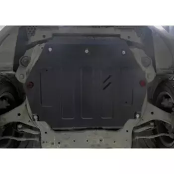 Защита картера и КПП Автоброня для JAC S3 CVT FWD 2014-н.в., сталь 1.8 мм, с крепежом, 111.09202.1