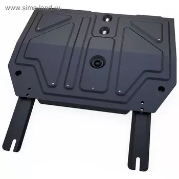 Защита картера и КПП "АвтоБРОНЯ", Chery Tiggo FL 2013-2016, Chery Tiggo 3 2017-2020, с крепежом, 111.00916.1