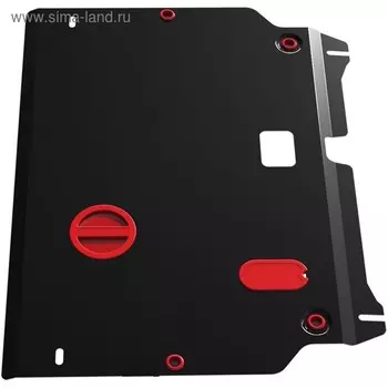 Защита картера и КПП "АвтоБРОНЯ", Kia Optima 2012-2016, с крепежом, 111.02824.1