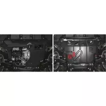 Защита картера и КПП "АвтоБРОНЯ", Lexus NX 200 2014-2021, с крепежом, 111.03211.1