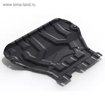 Защита картера и КПП "АвтоБРОНЯ", Skoda Octavia 2013-2020, с крепежом, 111.05111.1