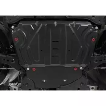 Защита картера и КПП "АвтоБРОНЯ", Toyota Rav4 2019-н.в., Lexus NX 250 2021-н.в., с крепежом, 111.09534.1