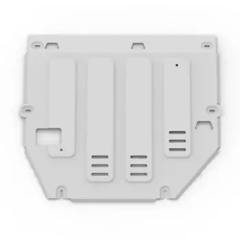 Защита картера и КПП для Geely Atlas FWD РКПП II поколение 2023-н.в., алюминий 3 мм, с крепежом