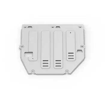 Защита картера и КПП Rival для Geely Monjaro 2022-н.в., алюминий 3 мм, с крепежом, штампованная