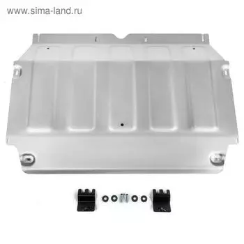 Защита картера и КПП Rival для Lexus UX 200 2018-н.в./C-HR FWD 2018-н.в., штампованная, алюминий 4 мм, с крепежом, 333.9524.1