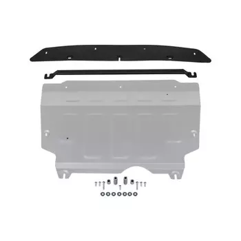 Защита картера и КПП Rival Haval Jolion 2021-н.в., увеличенная, алюминий 3 мм, с крепежом