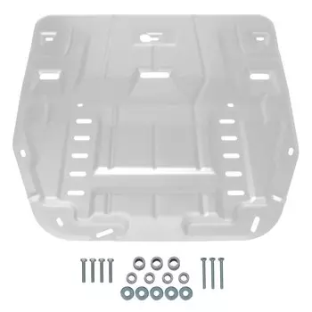 Защита картера и КПП Rival (увеличенная), Hyundai Sonata VIII 2019-н.в., Kia K5 2020-н.в., с крепежом, 333.2860.1