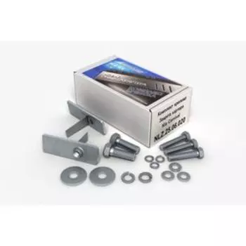 Защита картера и крепеж KIA Carnival (2006-) (2мм) 2,7 бензин/2,9 дизель МКПП/АКПП