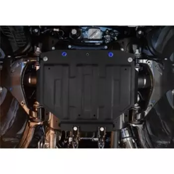 Защита картера Rival , часть 2, для Lexus LX III 2007-2015 2015-н.в./Toyota Land Cruiser 200 2007-2015 2015-н.в., сталь 1.8 мм, с крепежом, 111.5714.3