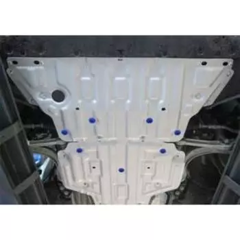 Защита картера Rival для Audi A5 (V - 2.0 249л.с. / 4WD / АКПП) 2016-, крепеж в комплекте, алюминий 4 мм