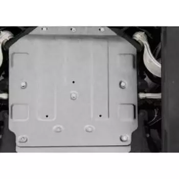 Защита картера Rival для Jaguar F-Pace 2016-н.в./Land Rover Range Rover Velar 2017-н.в., штампованная, алюминий 3 мм, с крепежом, 333.2601.1