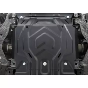 Защита картера RIVAL, Mitsubishi L200 2015-н.в., Mitsubishi Pajero Sport 2016-н.в., Fiat Fullbac, с крепежом, 111.4041.2