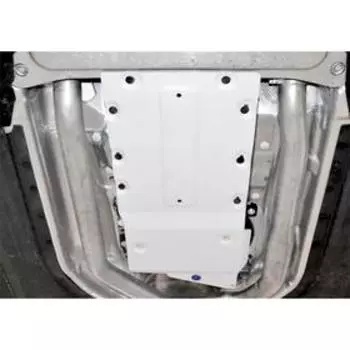 Защита КПП и РК Rival для BMW X5 IV G05 xDrive50i, 2018-н.в., штампованная, алюминий 3 мм, с крепежом, 333.0535.1