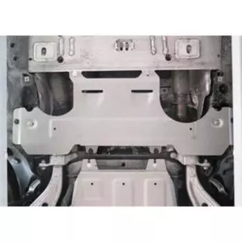 Защита КПП Rival для Mercedes-Benz GLE W166 (400) 2015-2018, штамп, al 4mm, 333.3925.1