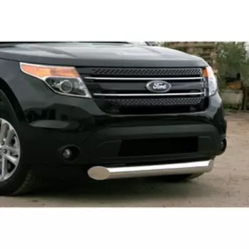 Защита переднего бампера d 100 одинарная "Ford Explorer" 2011-2016, FEXP.48.1304