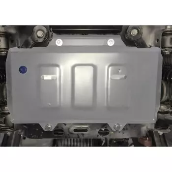 Защита переднего дифференциала Rival для Changan Hunter Plus 2023-н.в., алюминий 3 мм, с крепежом, штампованная