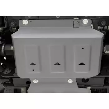 Защита переднего дифференциала Rival для Great Wall Poer 2021-н.в., алюминий 3 мм, с крепежом, штампованная