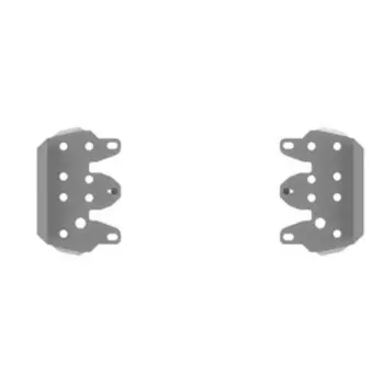 Защита порогов YAMAHA Grizzly 700/550, 07-14, Grizzly (Kodiak) 700 2016 -, Grizzly 550 2014- 39461