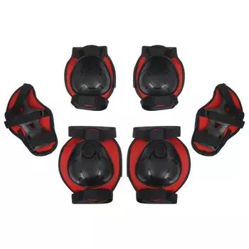 Защита роликовая ONLYTOP, р. S, цвет красный