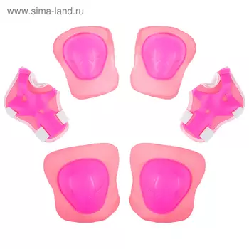 Защита роликовая ONLYTOP, р. универсальный, цвет фуксия