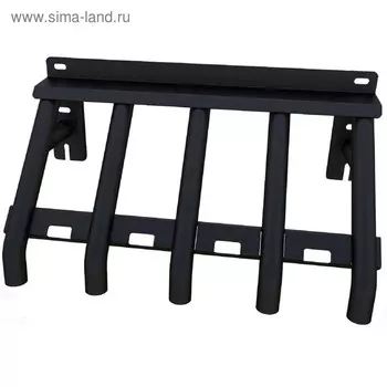 Защита рулевых тяг из трубы АвтоБРОНЯ для УАЗ Patriot I рестайлинг (V - все) 2014-2016 2016-н.в., сталь 2.5 мм, с крепежом, 222.06321.1