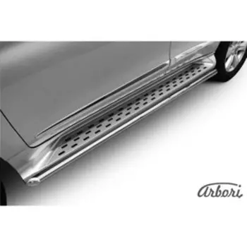 Защита штатного порога Arbori d42 Haval H9 2015-