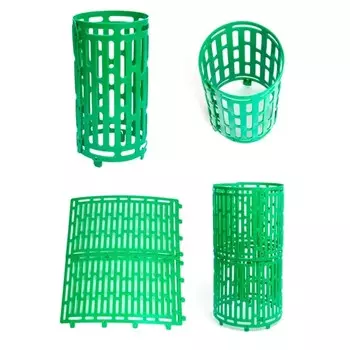 Защита стволов деревьев, кустарников и цветов, 34,5 20,5, набор 4 шт., зелёный